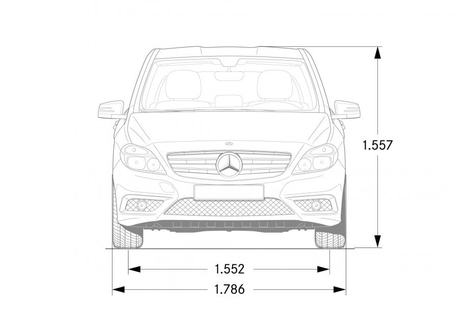  Mercedes-Benz B-Class 2011 года  (фото 25 из 204)